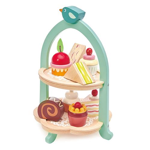 Tender Leaf Mini Chef Eftermiddagste-bord Multicolor  Multicolor-OS  Grøn  One Size 3-5 Years Drenge, Piger