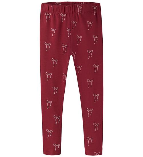 Name It Leggings - NmfFri - Red Dahlia