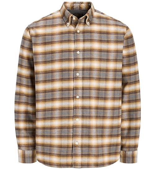 Jack & Jones Skjorte - JprBlustanley - Flannel - Walnut