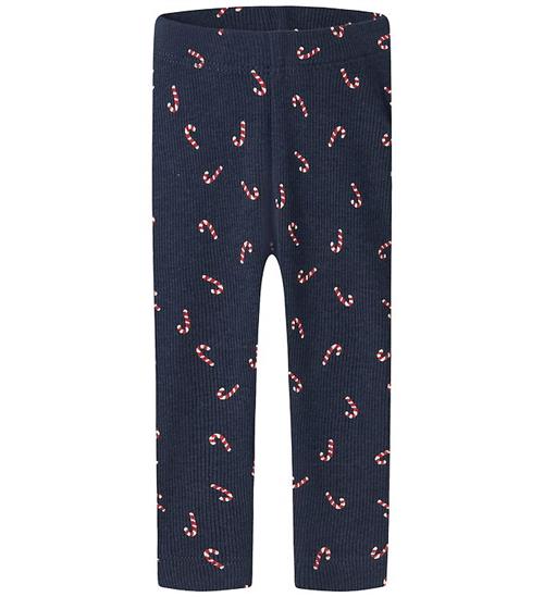 Name It Leggings - Rib - NbnDab - Navy Blazer