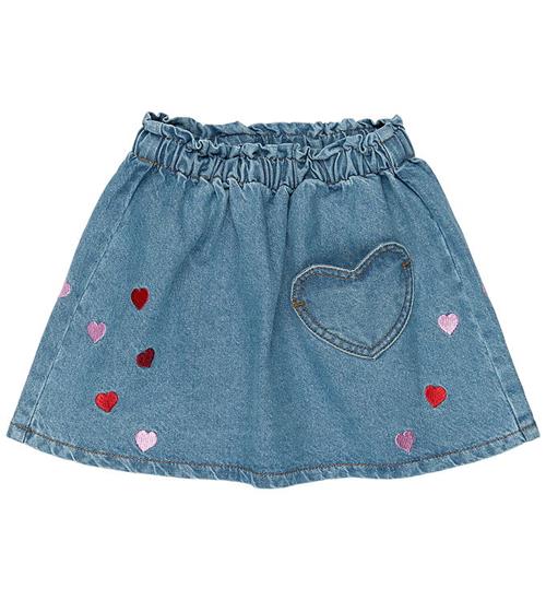 The New Siblings Nederdel - Denim - TnstValora - Light Blue Deni