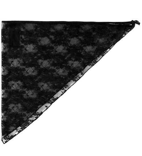 Kids Only Tørklæde - 125x50 cm - Lace - KogRina - Sort