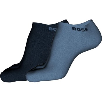 BOSS Strømper 2P AS Uni CC Marine/Blå Str 39/42