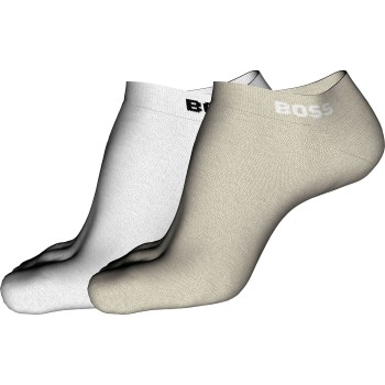 BOSS Strømper 2P AS Uni CC 152 Hvid/Beige Str 43/46
