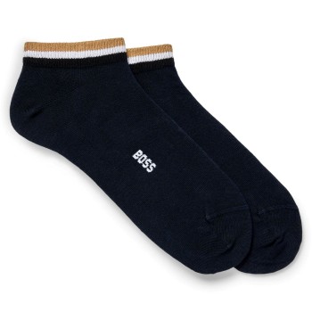BOSS Strømper 2P AS Uni Stripe CC Navy Str 39/42