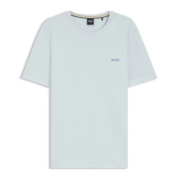 BOSS Mix and Match T-shirt With Logo Lyseblå bomuld Medium Herre
