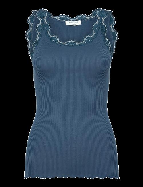 Rosemunde | Rwbabette Sl U-Neck Long Lace Top | M