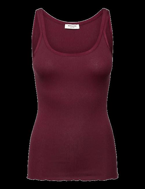 Rosemunde | Rwbelle Silk U-Neck Strap Elastic Top | M