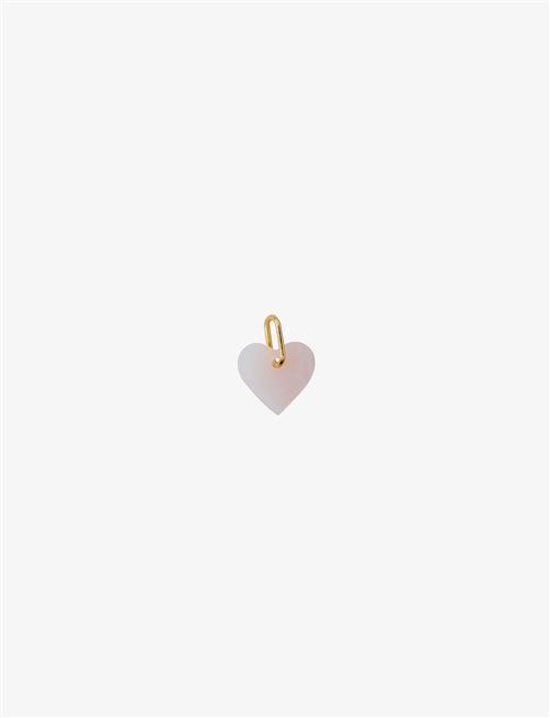 Design Letters | Stone Heart, Gold | L:13MM
