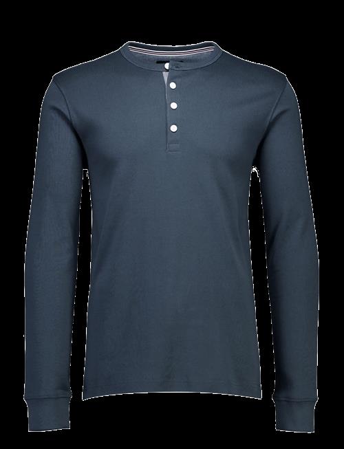 Lindbergh | Solid Gradad W Contrast Fabric L/S | M