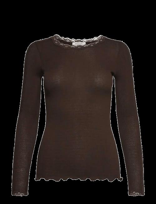 Rosemunde | Rwbernadine Organic Ls O-Neck Lace | S