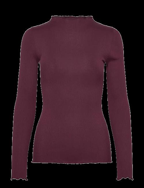 Rosemunde | Rwpearl Silk Ls T-Shirt | L