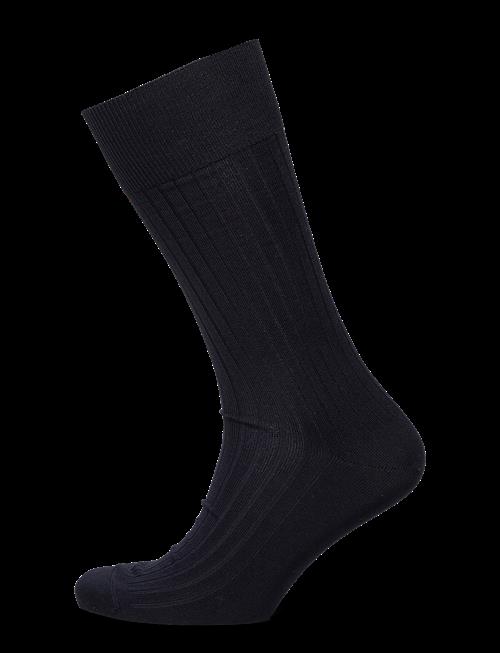 AN IVY | Navy Ribbed Socks | 43-46