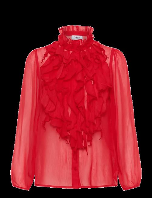 Saint Tropez | Liljasz Crinkle Ls Shirt | XL
