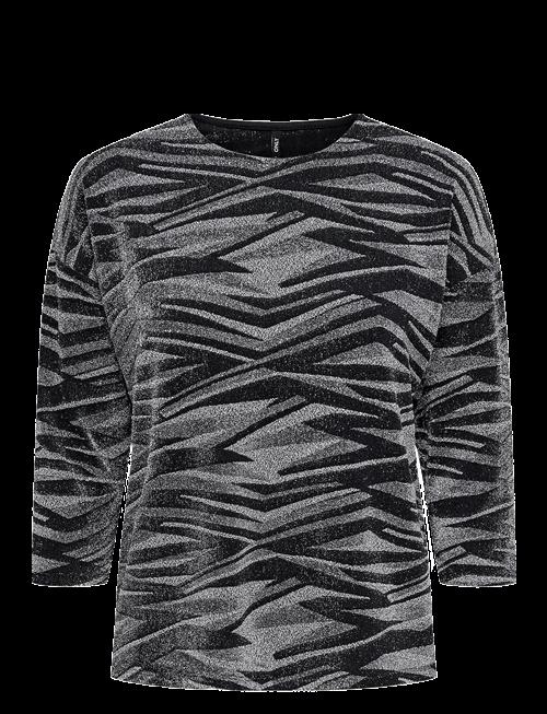 ONLY | Onlqueen 3/4 Glitter Top Jrs | S