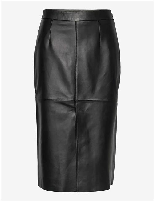Rosemunde | Rwfelino Leather Calf Skirt | 38