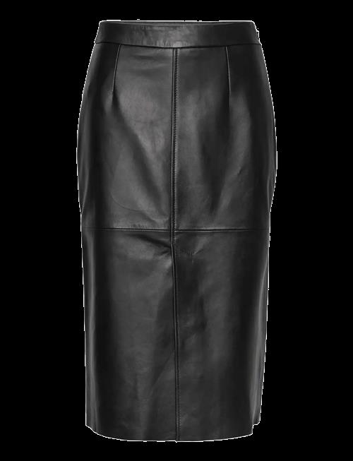 Rosemunde | Rwfelino Leather Calf Skirt | 44