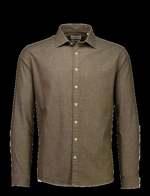Lindbergh | Soft Indigo Stretch Shirt L/S | XL