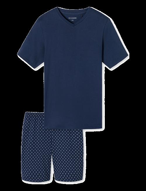 Schiesser | Admiral Short Pyjamas With V-Neck - Casual Essentials | XXXXL