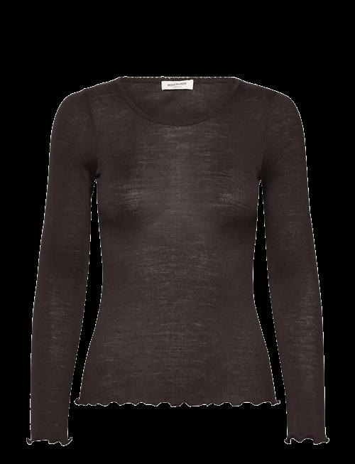 Rosemunde | Rwburlington Wool Ls O-Neck T-Shirt | L