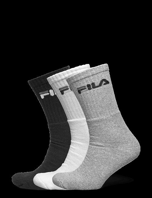 FILA Socks | Fila 3Pk Tennis Crew Logo Terry Soc | 43-46