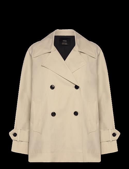 Mango | Short Double-Breasted Trench Coat | S