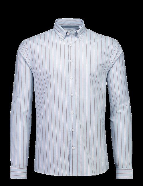 Lindbergh | Striped Superflex Oxford L/S | XL