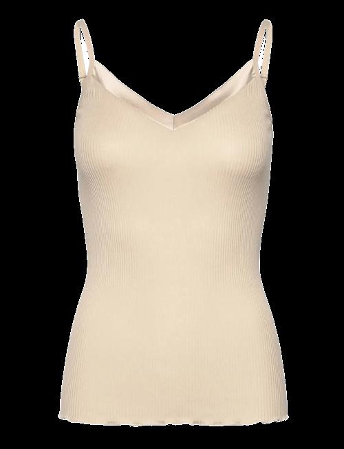 Rosemunde | Rwbeatha Silk Sl Strap Satin Tape Top | M