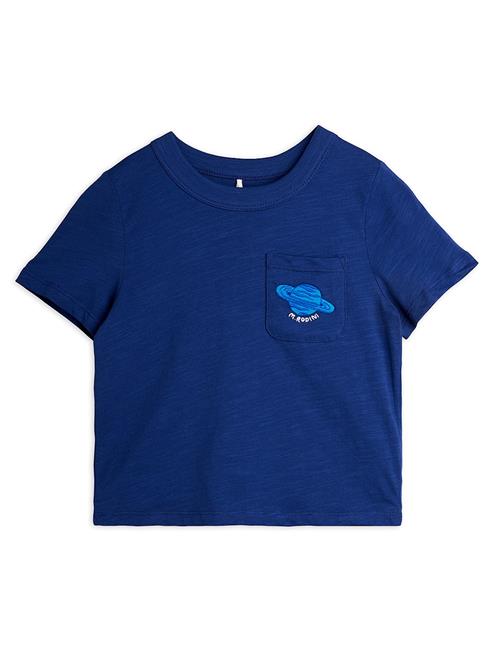 Mini Rodini Planet Tee Blue  Blue 116/122 cm  Blå  116/122 cm  Drenge, Piger