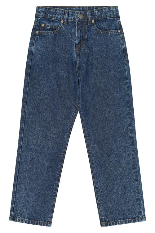 The New Madrid Jeans Med Løs Pasform Dark Blue Denim  Dark Blue Denim 8 Y  Marineblå  8 år  Drenge
