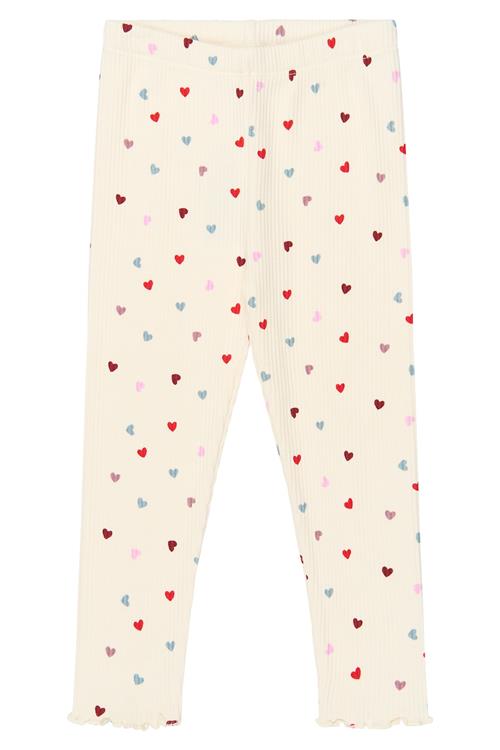 The New Siblings Vera Leggings Gardenia  Gardenia  92 cm  Hvid  92 cm  Piger