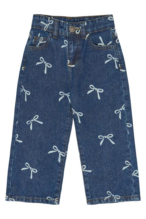 The New Siblings Vinaya Jeans I Regular Fit Medium Blue Denim  Medium Blue Denim  86 cm  Marineblå  86 cm  Piger