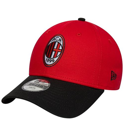 New Era Kasket - 9Forty - AC Milan - Rød/Sort