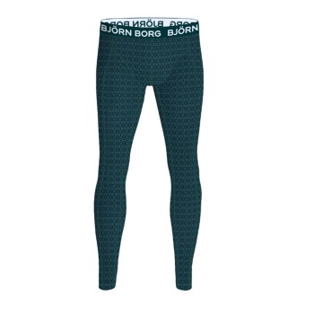 Björn Borg Lange Underbukser Cotton Stretch Long Johns Blå/Grøn bomuld Medium Herre