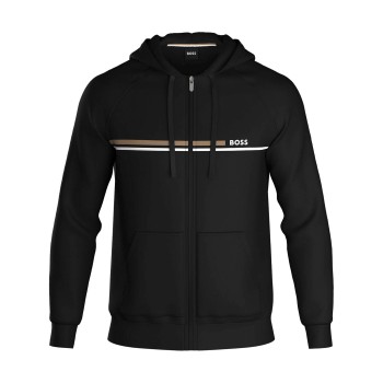BOSS Authentic Jacket Sort bomuld Large Herre