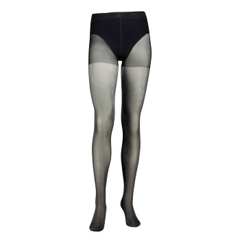 Calvin Klein Strømpebukser 40 Denier Lurex Shaping Tights Sort Large Dame