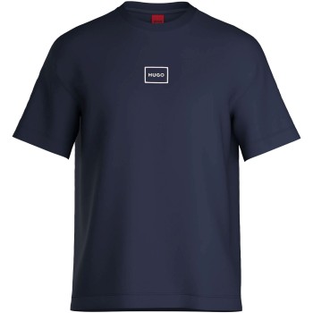 HUGO Laze T-Shirt Marineblå bomuld X-Large Herre