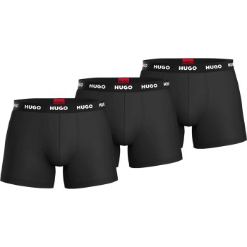 HUGO 3P Triplet Boxer Brief Rød/Sort bomuld XX-Large Herre