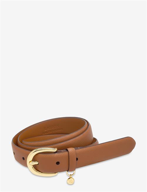 Lauren Ralph Lauren | Charm Crosshatch Leather Belt | L