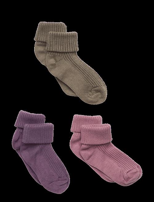 Minymo | Baby 2X2 Rib Sock (3-Pack) | 15\18