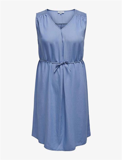 ONLY Carmakoma | Carlaura Sl V-Neck Dress Dnm Bin | 54
