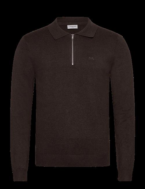 Lindbergh | Ecovero L/S Zip Polo | XXL