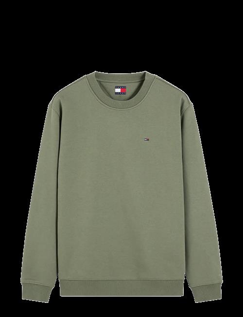 Se Tommy Jeans | Tjm Reg S Flag Crew | S hos Booztlet