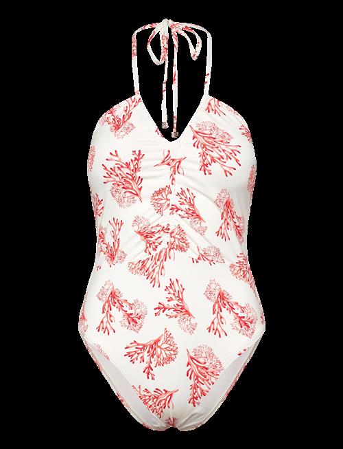Malina | Misty Ruched Halterneck Swimsuit | XL
