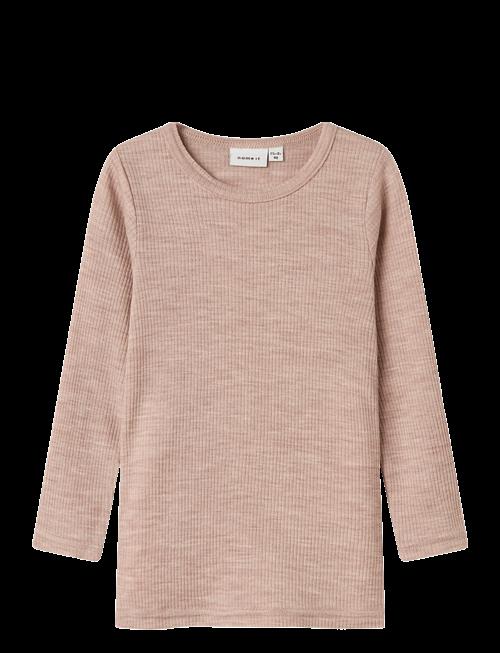 name it | Nmnwax Wool Rib Ls Top Noos | 98