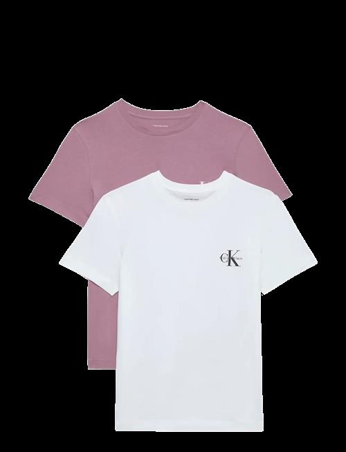Se Calvin Klein Jeans | Monologo Cn 2 Pack Tee | M hos Booztlet