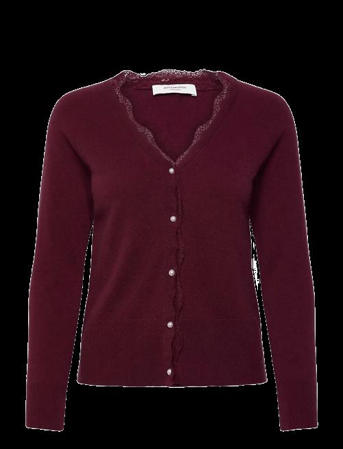 Rosemunde | Rwlaica Cashmere Ls V-Neck Lace Cardigan | M