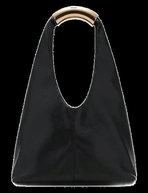 Mango | Handbag With Metal Handle | ONE SIZE