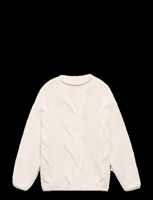 Mango | Oversized Cable-Knit Sweater | M