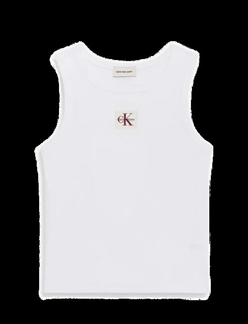 Calvin Klein Jeans | Heritage Label 2X2 Baby Rib Tank | XL